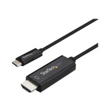 StarTech.com Cable Adaptador de 1m USB-C a HDMI 4K 60Hz - Negro - Cable USB Tipo C a HDMI - Cable Conversor de Vídeo USBC - Adaptador de vídeo externo - VL100 - USB-C - HDMI - negro
